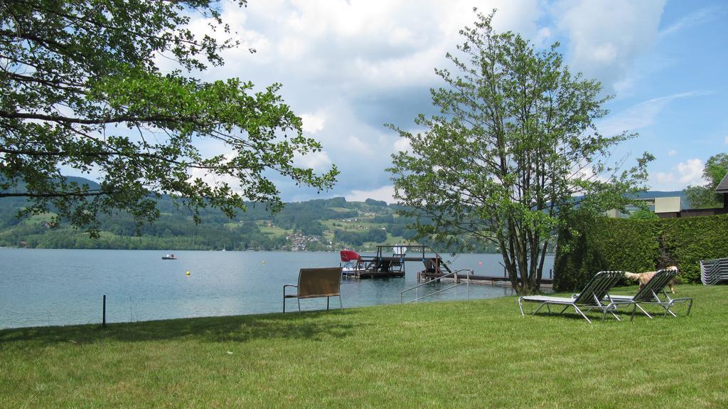 Wohnung Am See Steinbach am Attersee Exteriör bild