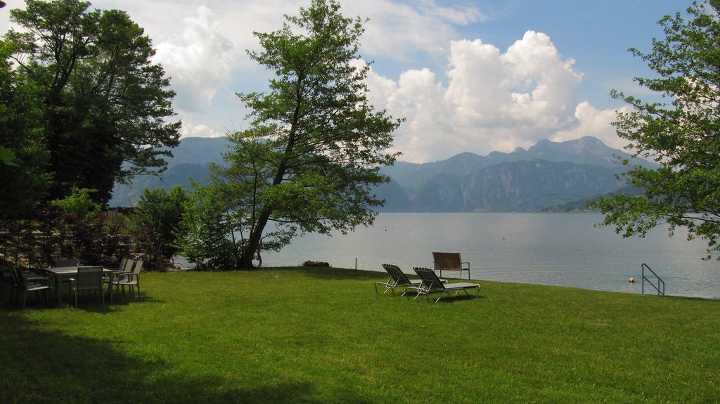 Wohnung Am See Steinbach am Attersee Exteriör bild