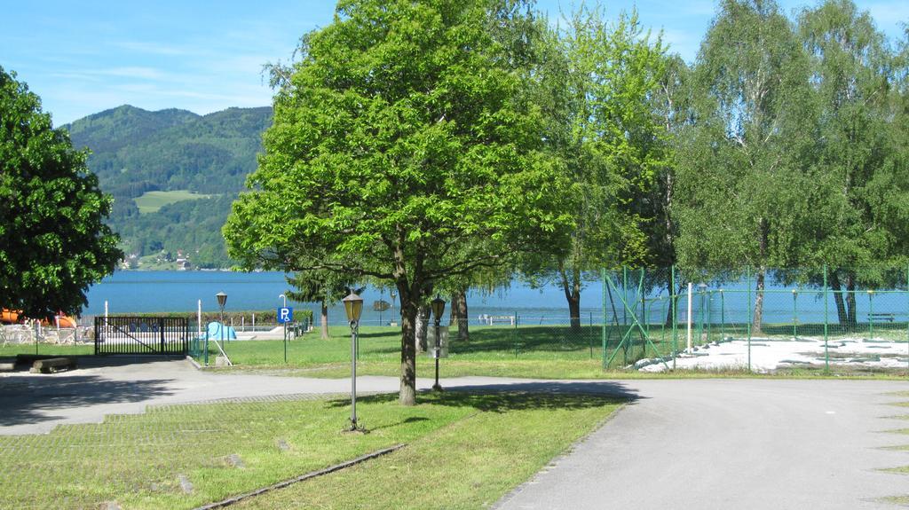 Wohnung Am See Steinbach am Attersee Exteriör bild